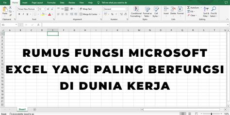Rumus Fungsi Excel Yang Sering Digunakan Dalam Dunia Kerja Riset Hot