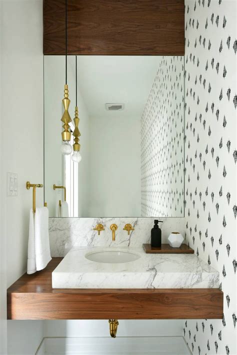 So, for me the jumping off part of this bathroom renovation was to find the vanity first. Riverdale Addition by Gordon Weima | Powder room small ...