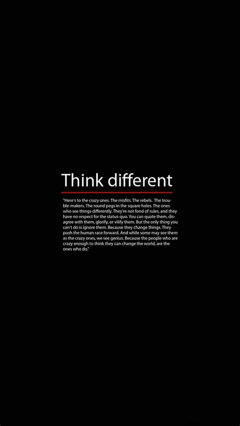 Iphone Think Different Wallpapers Wallpaper Cave