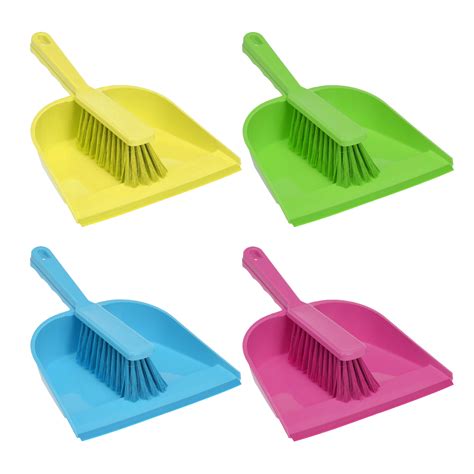 Dustpan Brush Dust Pan Set Sweeping Broom Kitchen Indoor Cleaning Soft