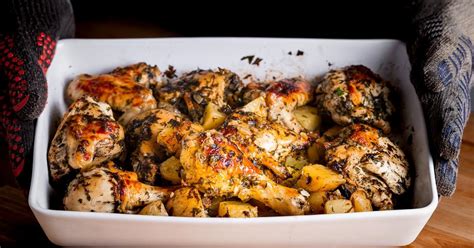 Italian Baked Chicken And Potatoes Sip And Feast