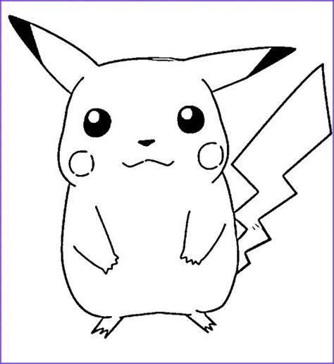 Free Printable Pikachu Coloring Pages For Kids Pikachu Coloring Pages