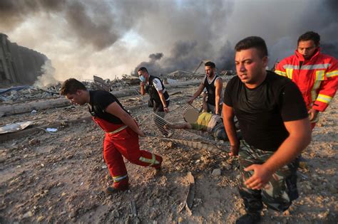 Explosion In Beirut Fotos Zeigen Das Ausmaß Der Katastrophe Sternde