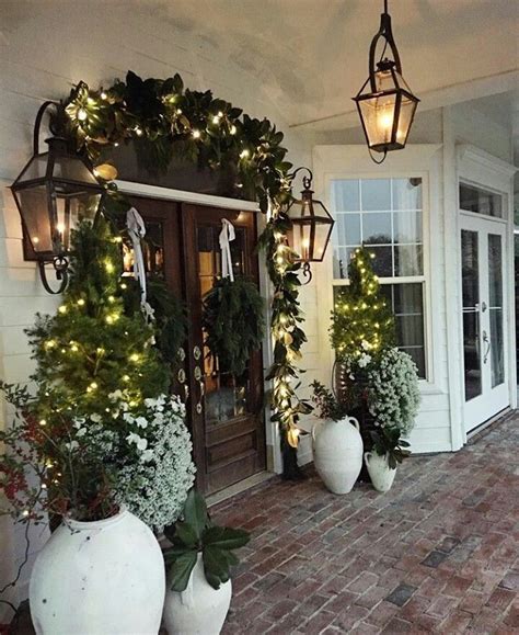 57 Beautiful Outdoor Christmas Decorations Blush And Pine
