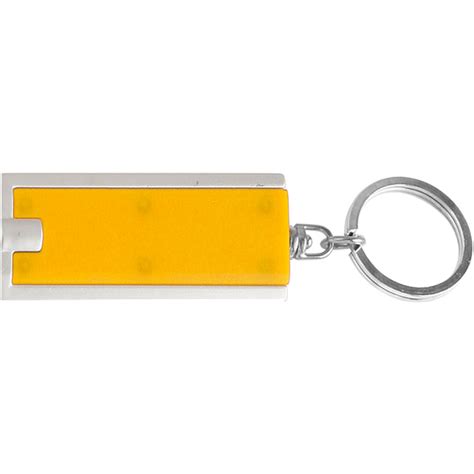 Personalized Rectangle Light Keychains Key01 Discountmugs