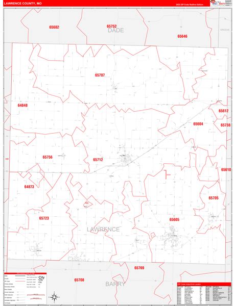 Maps Of Lawrence County Missouri