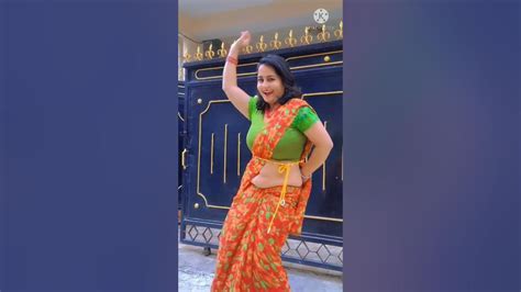 hot tiktok india aunty sexy dance and sexy navel in saree hot dance 🔥🔥 youtube