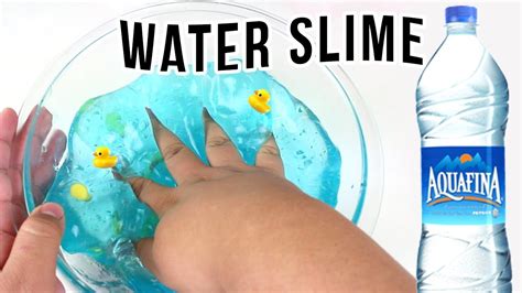 How To Make Water Slime 💦 Instagram Slime Trends 💦 Diy Jiggly