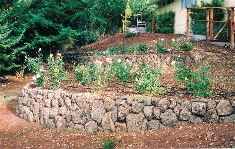 Marvelous Garden Wall 8 Rock Wall Garden Ideas