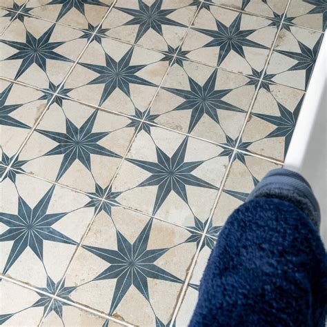 Metropolis Star Indigo Wall And Floor Tile Tile Mountain