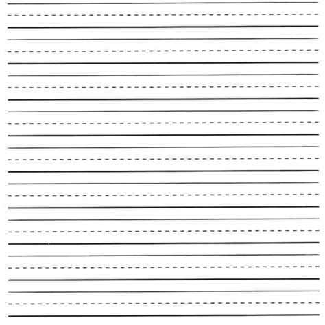 Printable Lined Paper For Kindergarten World Of Label Intended For