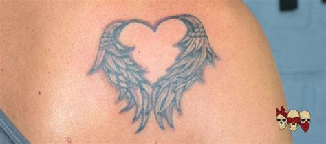 Angel Wing Heart Tattoo Car Tuning Angel Wings Heart Tattoo Heart