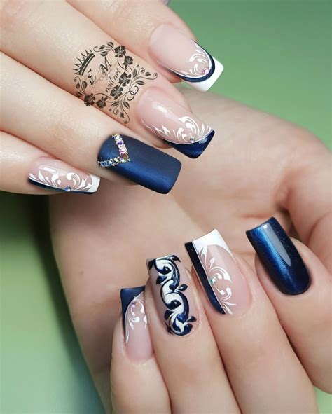Nohti Elegant Nail Art Trendy Nail Art Stylish Nails Nagellack Trends Wedding Nails Design