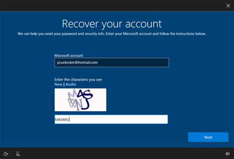 Reset Microsoft Account Password From Windows 10 Lock Screen Tutorial