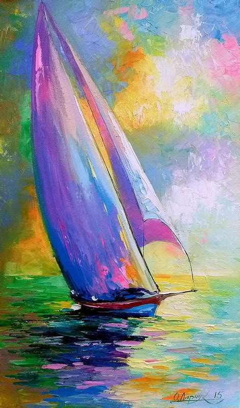 Regatta Art Print By Olha Darchuk Sailboat Painting Sailboat Art