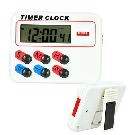 Timer Clock 12 24 Hours With Memory Funcation Kitchen Cooking Digital
