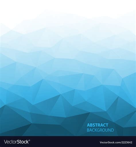 Abstract Gradient Blue Geometric Background Vector Image