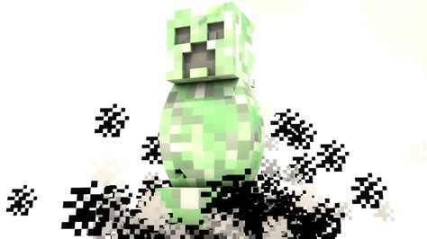 3d Minecraft Creeper Rig Model