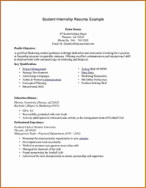 And now, for some practical examples. 50 New Internship Resume Template Word in 2020 | Internship resume, Student resume template ...