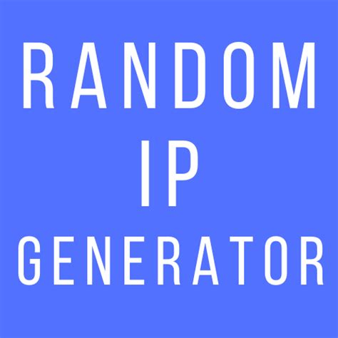 Random Ip Address Generator To Generate Random Range Based Ips