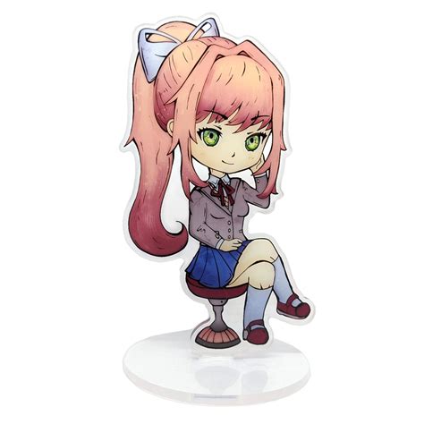 Monika Chibi Ddlc Acrylic Charm €9