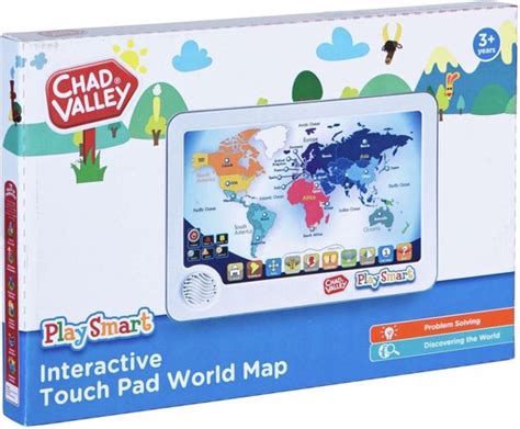 Leer Engels Chad Valley Playsmart Interactieve Touchpad Wereldkaart