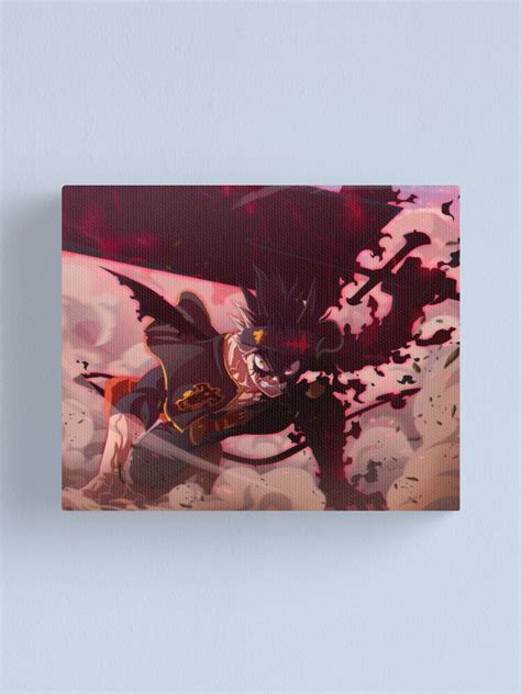 Asta Demon Form Fanart Black Clover Canvas Print For Sale By