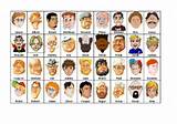 Photos of Guess Who Game Cards Printable