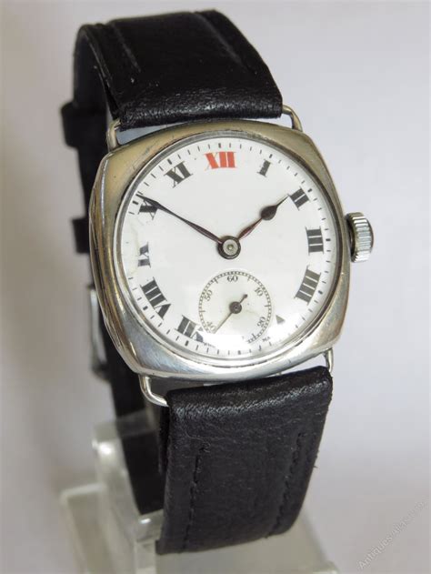 Antiques Atlas Gents Silver Zenith Wrist Watch C1928