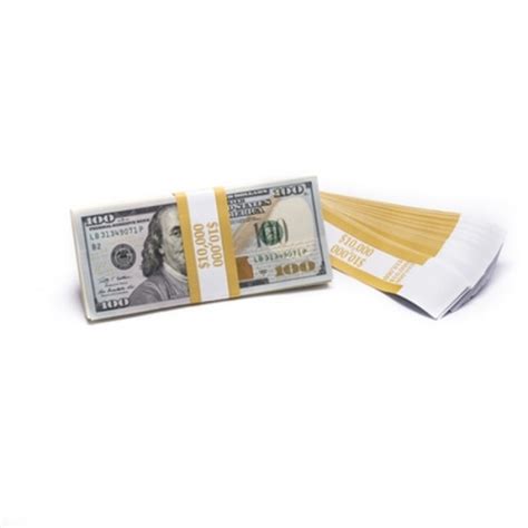 Gold Barred 10000 Currency Bands