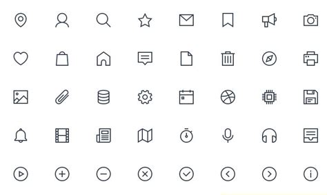 Free 48 Thin Line Web Application Icons Psd And Vector Titanui