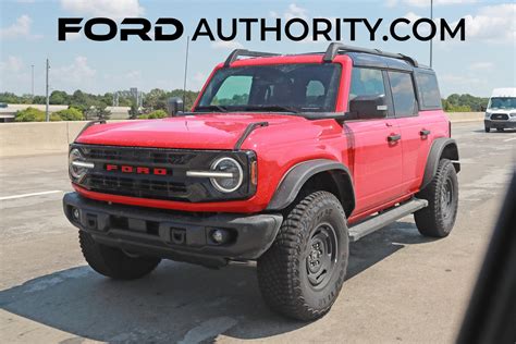 2023 Ford Bronco Heritage Edition Spied Completely Uncovered