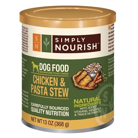 Simply Nourish Dog Food Natural Chicken And Pasta Stew Size 13 Oz
