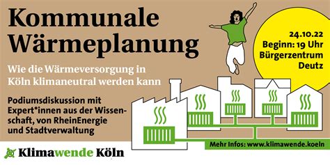 Kommunale Wärmeplanung Klimawende Köln