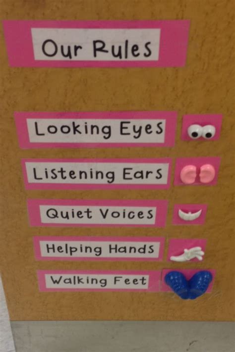 My Class Rules With Mr Potato Head Parts Classroom Rules