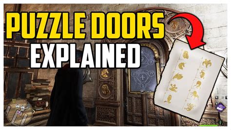 How To Solve Puzzle Doors Hogwarts Legacy Guide Youtube