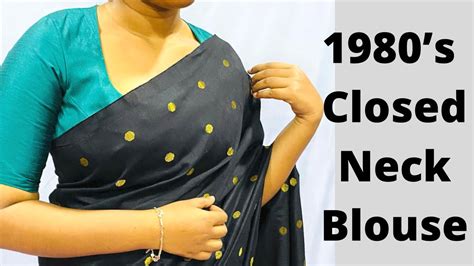closed neck blouse cutting and stitching youtube