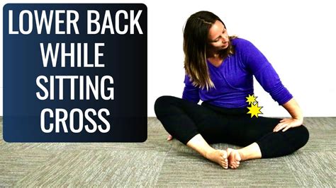 Lower Back Pain After Sitting Cross Legged On Floor Youtube