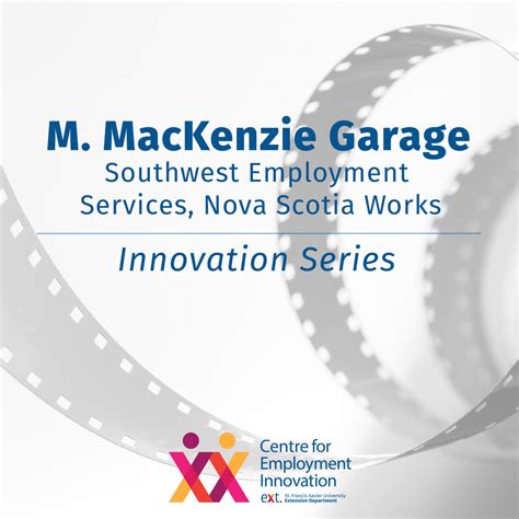 Innovation Series Stfx Centre For Employment Innovation