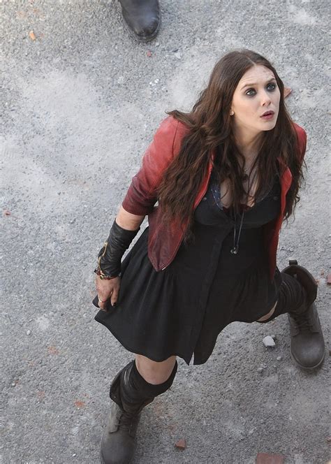 Elizabeth Olsen Dons Sexy And Intense Look In Avengers Age Of Ultron