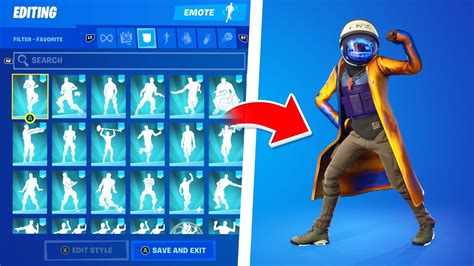 Fortnite Astro Jack Skin Doing All Icon Series Emotes And Dances Youtube