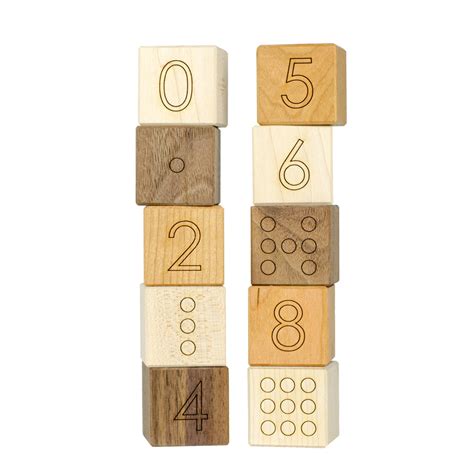 Number Blocks Wood Toy Number Toy Wooden Blocks Baby