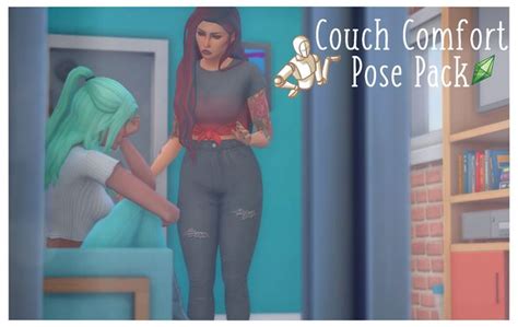 Couch Comfort Pose Pack Samssims Poses Comfort Sims 4