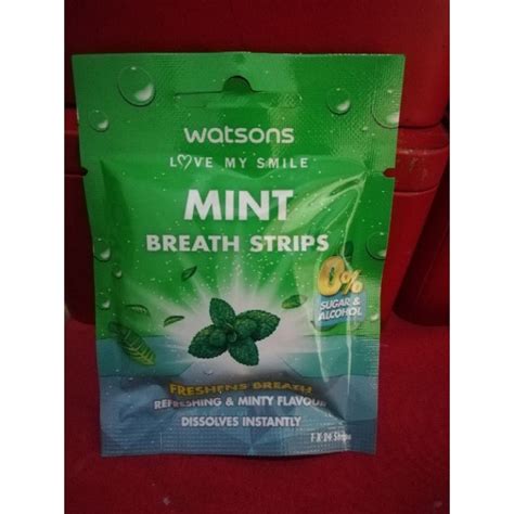 watsons mint breath strips shopee philippines