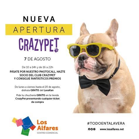 La Tienda De Mascota Crazypet Llega A Los Alfares Centro Comercial