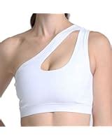 Affitnity Women S One Shoulder Sports Bra At Amazon Womens Clothing Store
