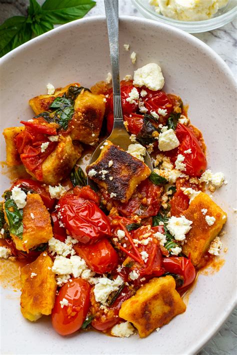 Pan Fried Gnocchi With Cherry Tomato Sauce Minute Meal Scrummy Lane