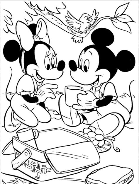 Desenhos Do Mickey E Minnie Para Colorir Mickey Mouse Coloring Pages