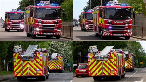Next Generation Scania Fire Engines For Northamptonshire Fire And Rescue