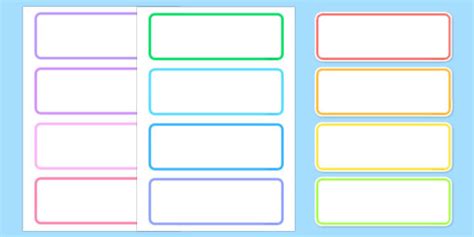 Free Editable Labels Blank Classroom Labels Teacher Made
